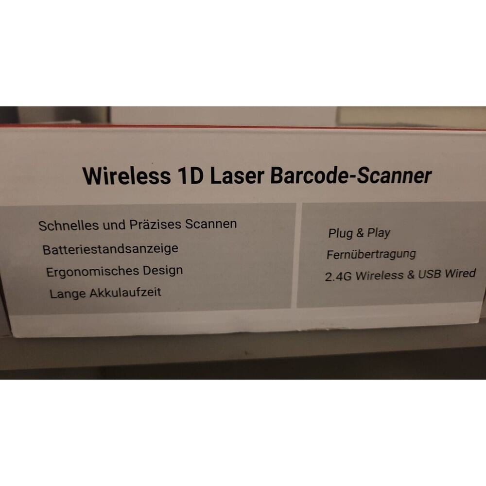 Tera 1D Barcode Scanner Wireless and Wired W/Battery Level Indicator 2.4G - Picture 5 of 6